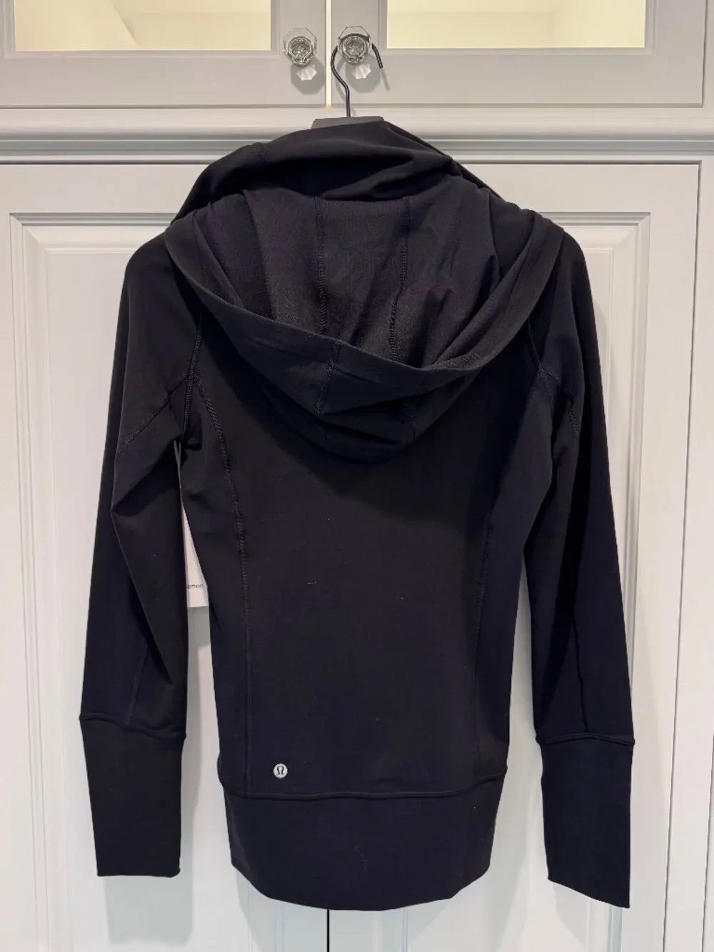 NWT Lululemon Stride Jacket II Black Full Zip Hoodie Thumbholes Size 4